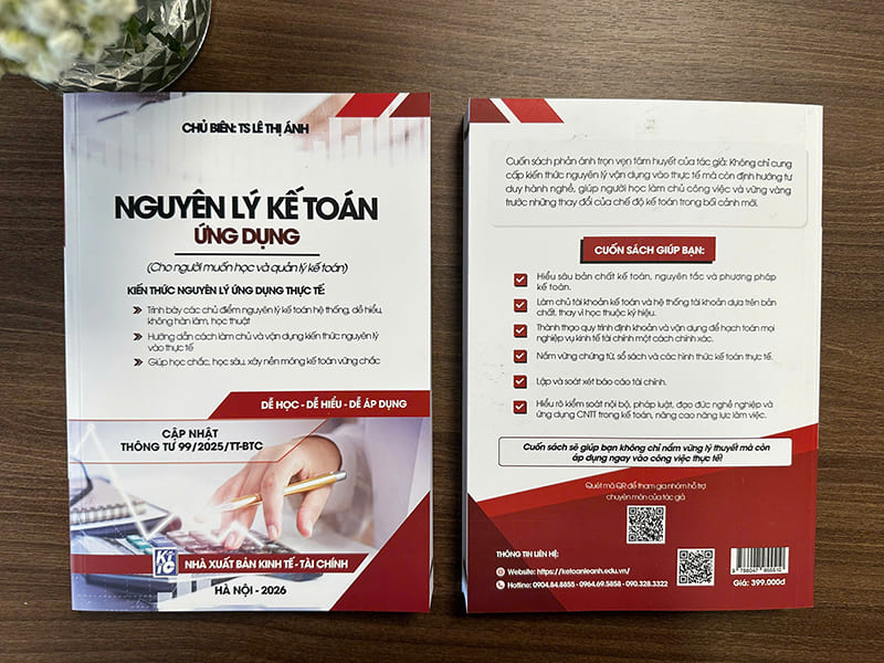 Sách nguyên lý kế toán ứng dụng - TS Lê Thị Ánh