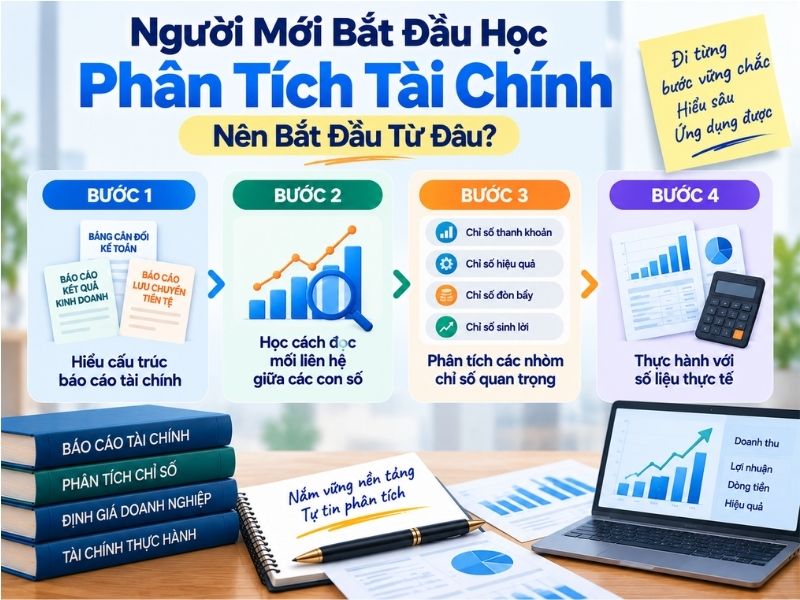 Người Mới Bắt Đầu Học Phân Tích Tài Chính Nên Bắt Đầu Từ Đâu