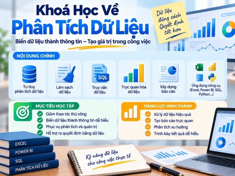 Khoá học về Phân tích dữ liệu của Fintrain