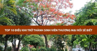 Sinh viên trường đại học thương mại