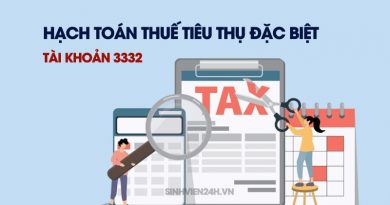 Hạch toán thuế tiêu thụ đặc biệt