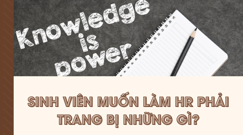Sinh Viên Muốn Làm HR Phải Trang Bị Những Gì?